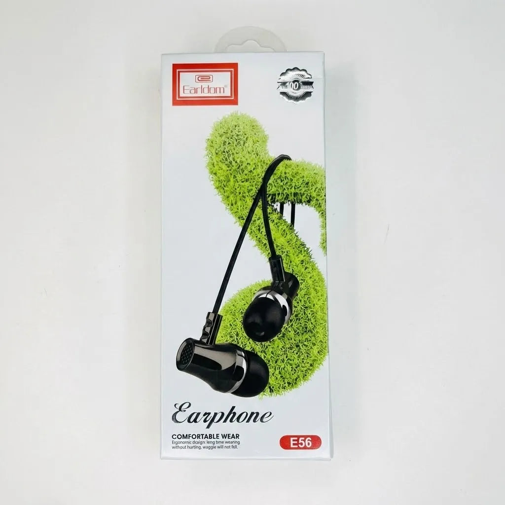 Earldom ET-E56 Wired In-Ear Headset with Microphone - 3.5mm Jack