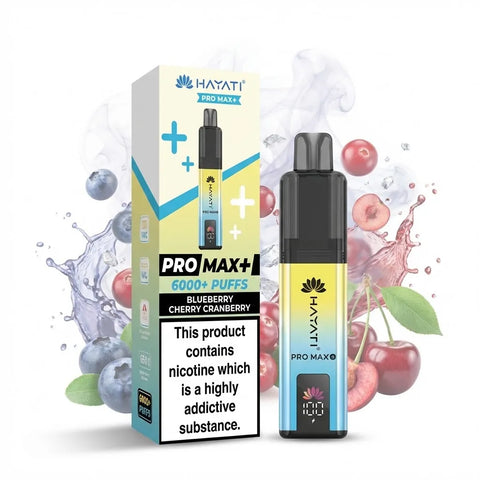 Hayati Pro Max Plus 6000 Prefilled Pod Kit – 20mg Nic Salt, Up to 6000 Puffs