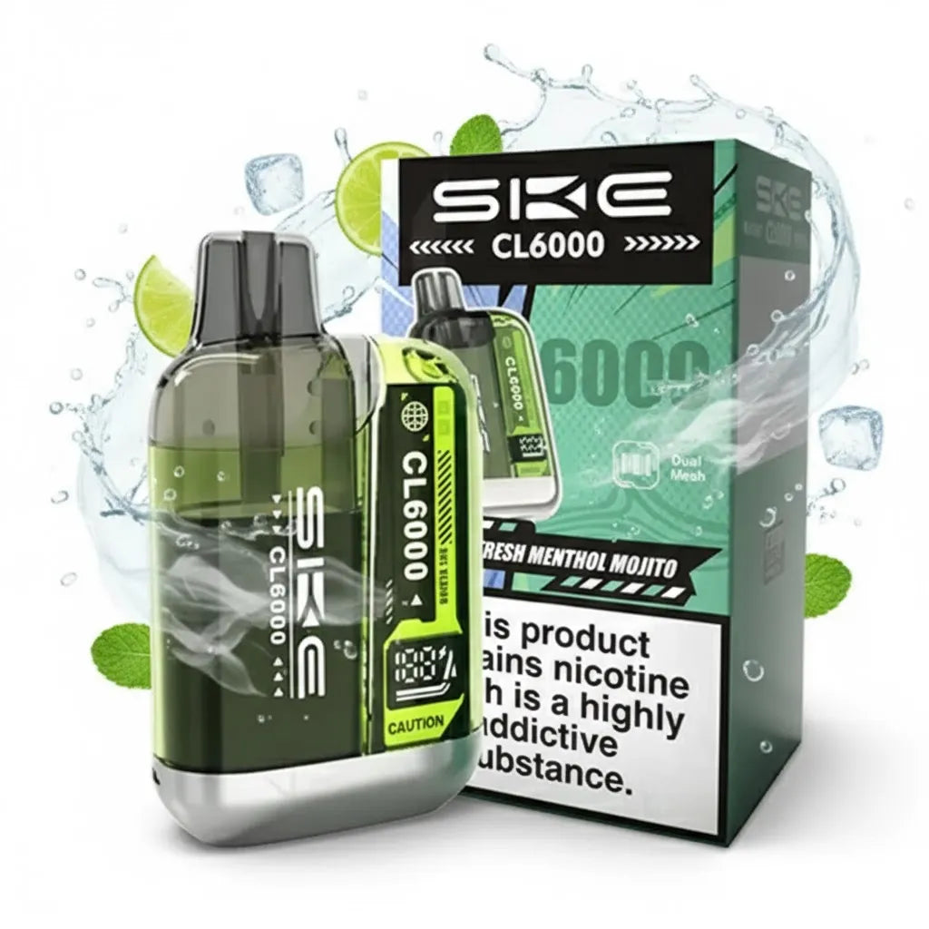 SKE Crystal CL6000 Prefilled Pod Kit Rechargeable Vape System