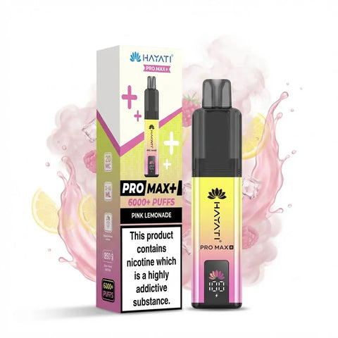 Hayati Pro Max Plus 6000 Prefilled Pod Kit – 20mg Nic Salt, Up to 6000 Puffs