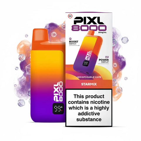 PIXL 8000 Pod Vape Kit | 850mAh Battery, 8000 Puffs, Prefilled Pod System