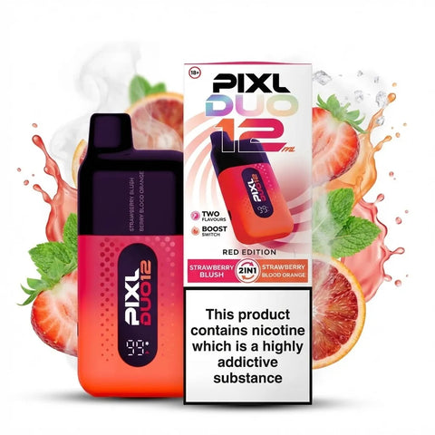 PIXL Duo 12 Prefilled Pods – Long-Lasting 12ml E-Liquid Kit