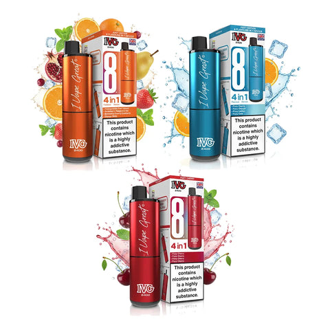 IVG Refillable Vape Kit | 2400 Puffs & Multi Flavour
