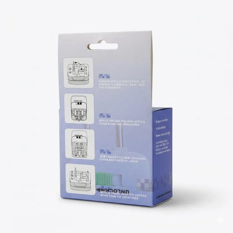 International Universal Travel Adapter - All-in-One Global Power Plug