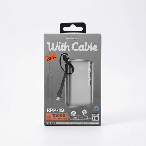 REMAX RPP-19 10,000mAh Power Bank - 22.5W Super Fast Charging