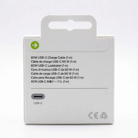 USB-C Woven Charge Cable (1m) - MQKJ3AM/A - High-Speed Power Delivery