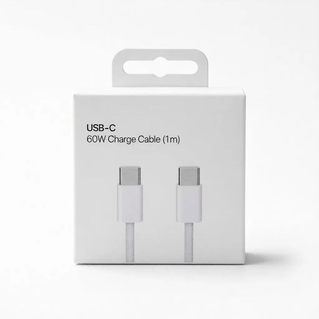 USB-C Woven Charge Cable (1m) - MQKJ3AM/A - High-Speed Power Delivery