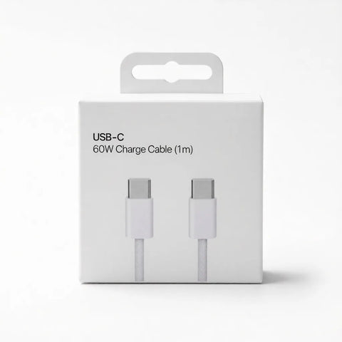 USB-C Woven Charge Cable (1m) - MQKJ3AM/A - High-Speed Power Delivery