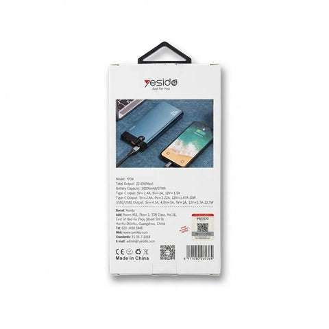 YP24 10000mAh High Capacity Fast Charging Power Bank