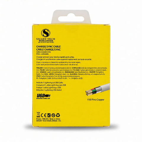 Smart Tech ST013 3M Fast Charging Micro USB Cable – Data Sync