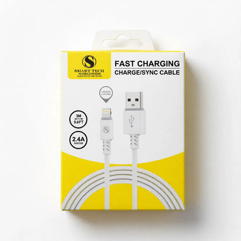 Smart Tech ST013 3M Fast Charging Micro USB Cable – Data Sync