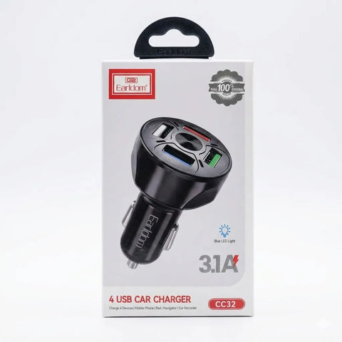 Earldom ES-CC32 4USB Car Charger