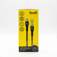Budi USB-C to USB-C Fast Charging Cable 100W PD 5A – 1.5M Braided