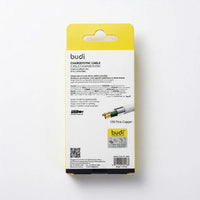 Budi 1m Type-C to Type-C Fast Charging Cable – 3A Power Delivery White