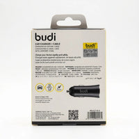 12W Dual USB Car Charger with 3-in-1 Universal Charging Cable