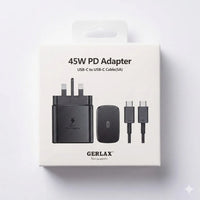 Samsung Original 45W Super Fast Charger with Type-C to Type-C Cable